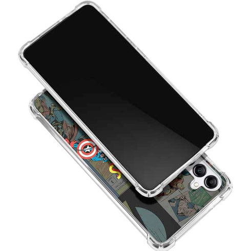 Marvel Classic Comics Avengers Assemble Galaxy A15 5G Clear Case